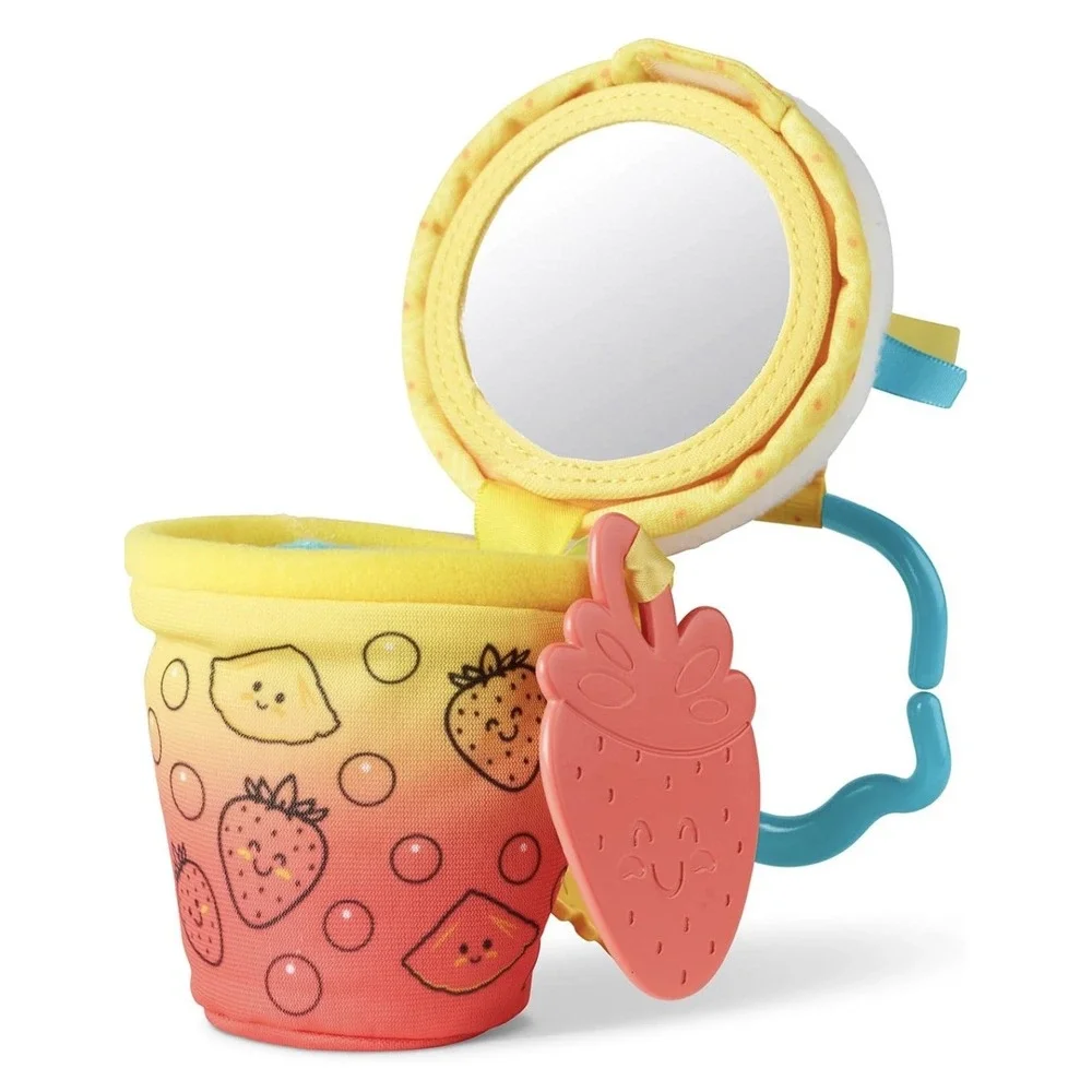 Melissa‎ & Doug Multi-Sensory Bubble Tea Take-Along Clip-On Infant Toy